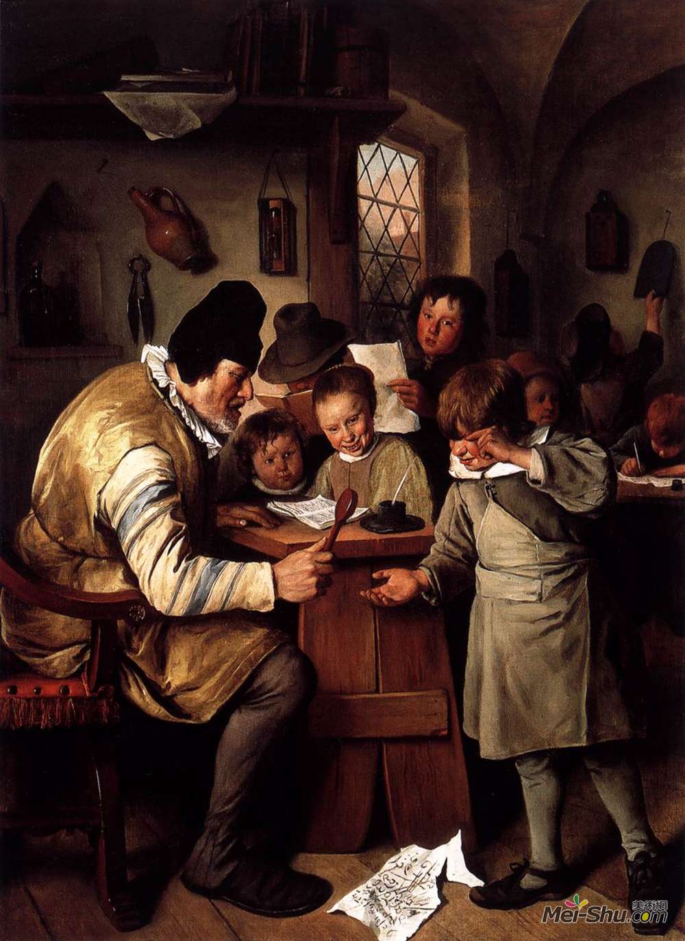 扬·斯蒂恩(Jan Steen)高清作品《校长》