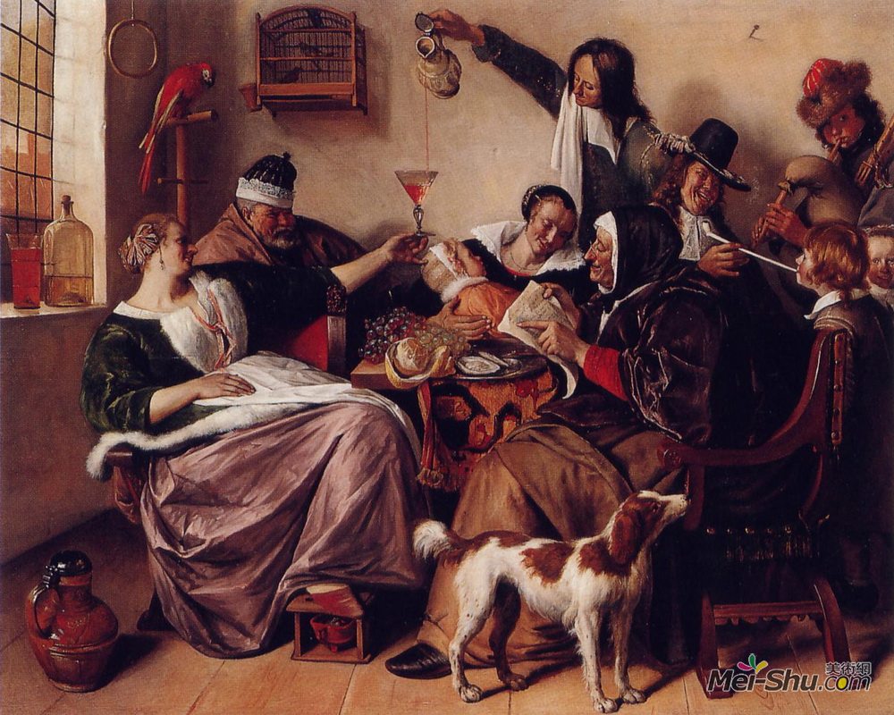 扬·斯蒂恩(Jan Steen)高清作品《你听到的方式》