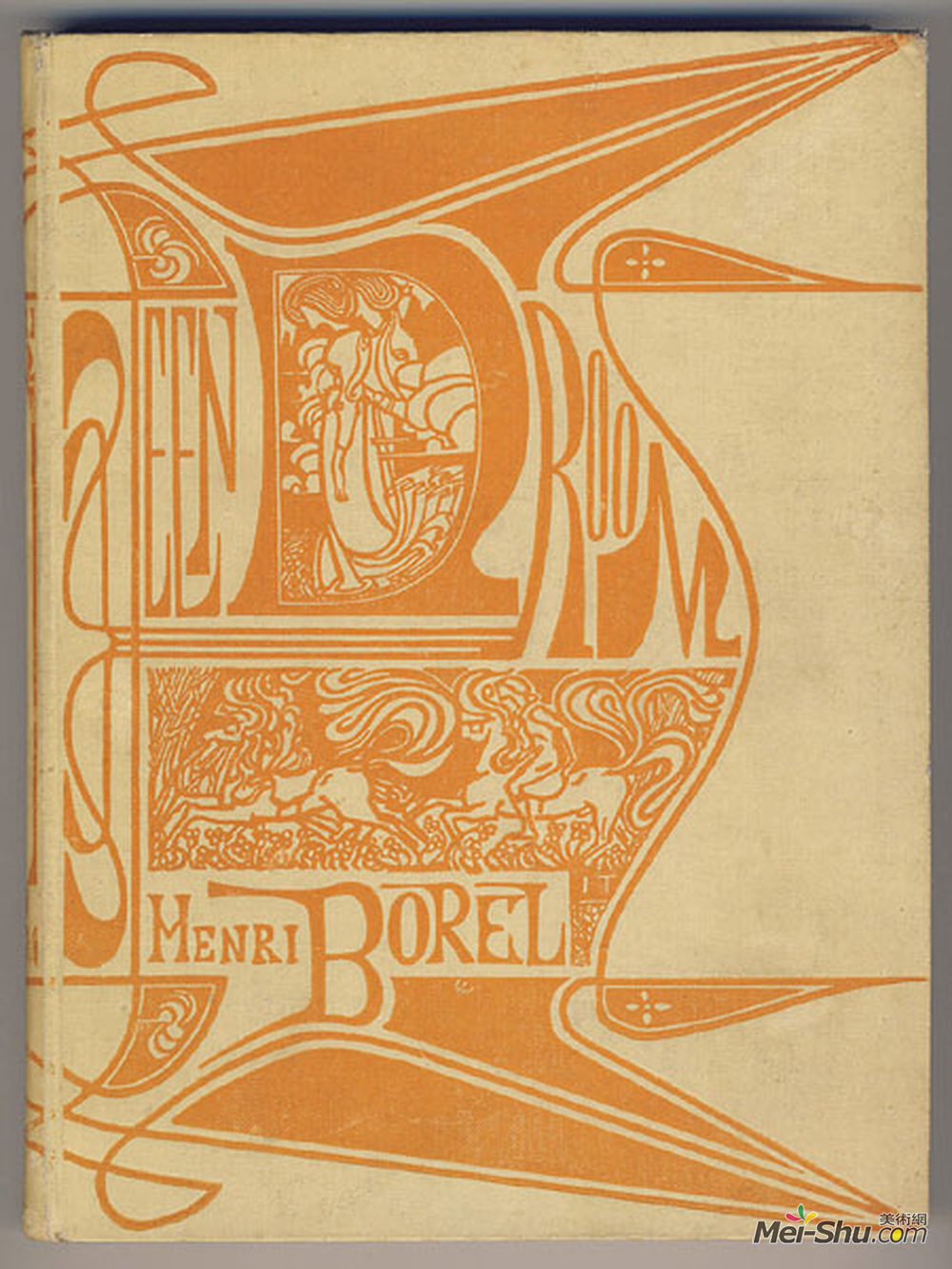 简·托罗普(jan toorop)高清作品:cover for a dream by henri borel