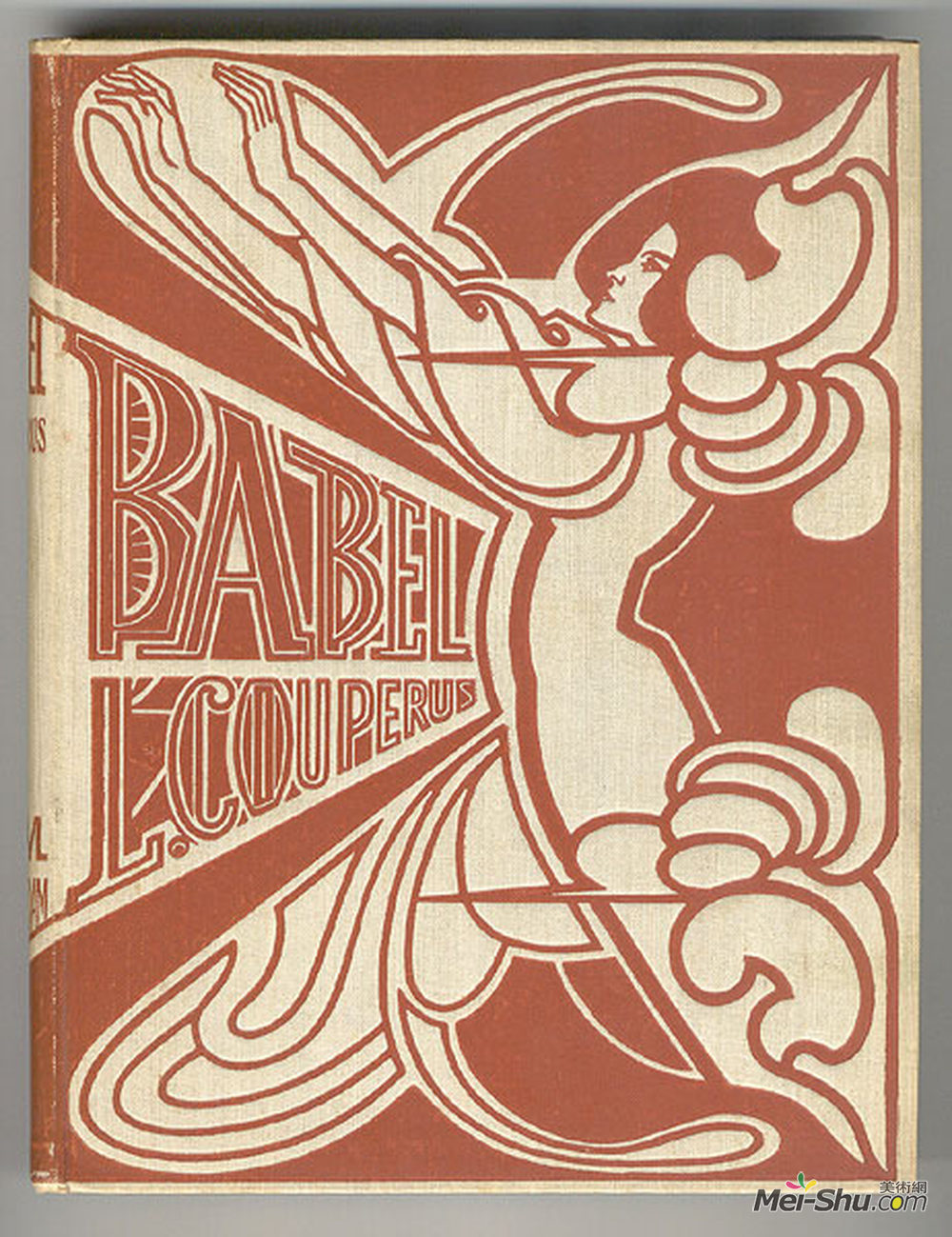 简·托罗普(Jan Toorop)高清作品《Cover for 'Babel' by Louis Couperus》