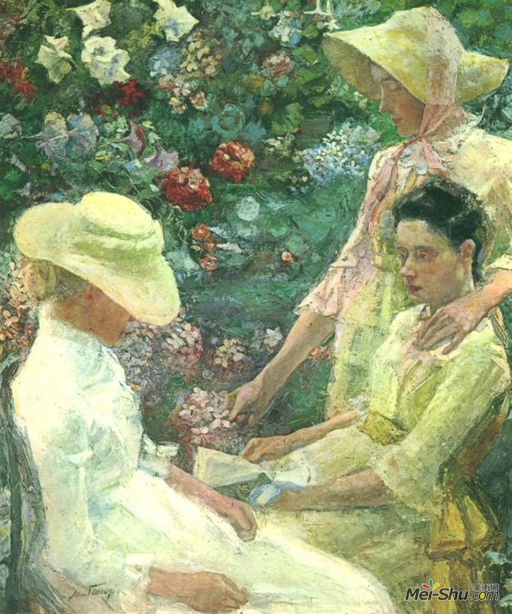 简·托罗普(Jan Toorop)高清作品《弗里奥三重奏》