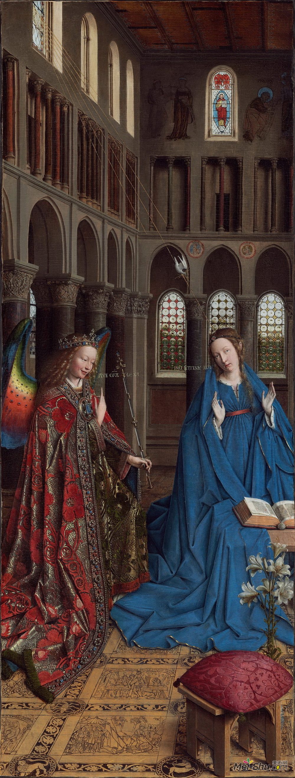 扬·凡·艾克(Jan van Eyck)高清作品《报喜》