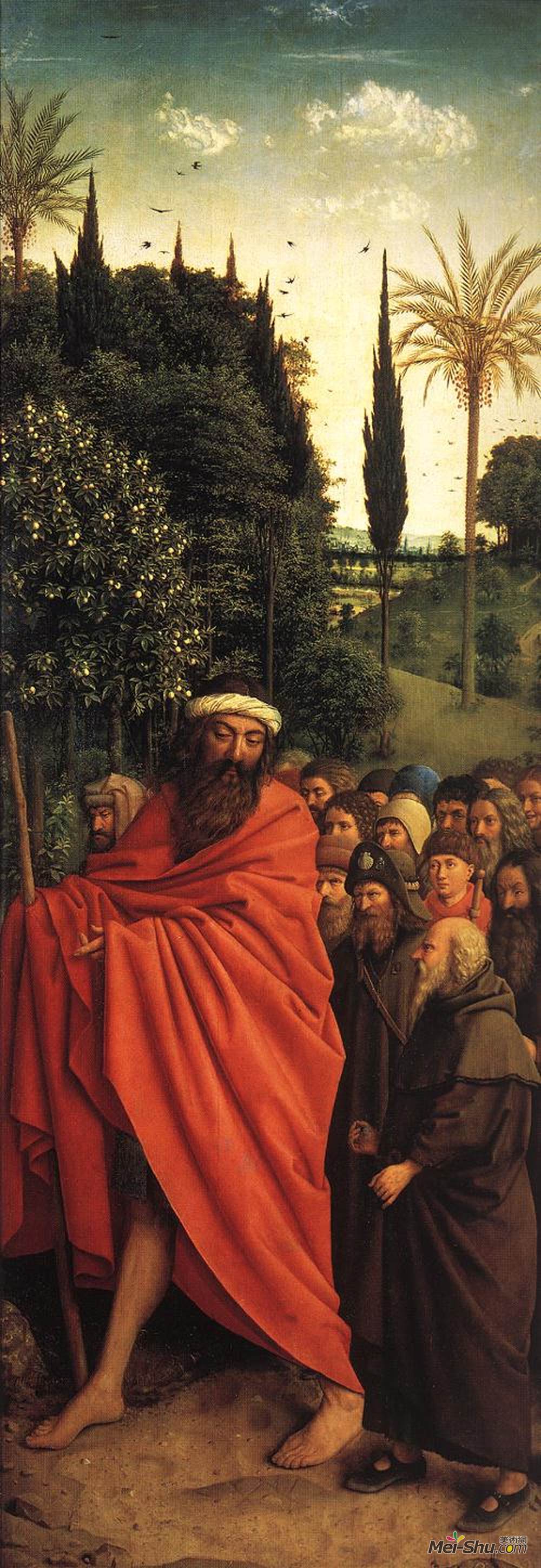 扬·凡·艾克(Jan van Eyck)高清作品《圣坛圣坛》