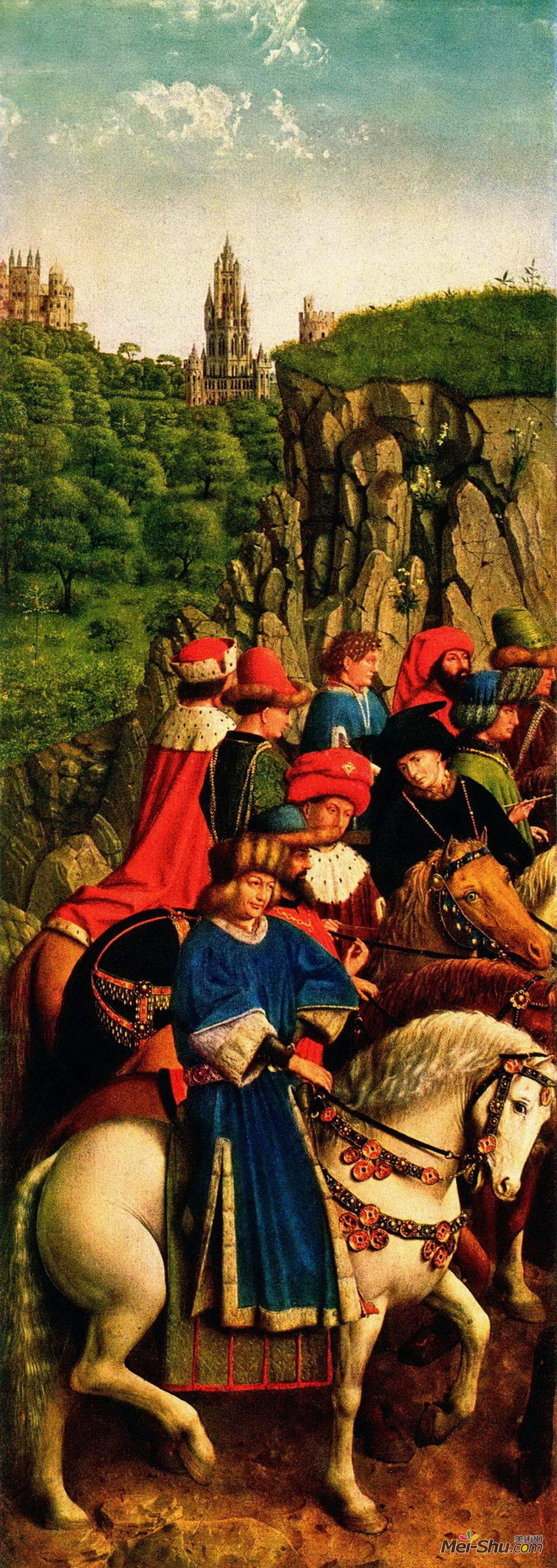 扬·凡·艾克(Jan van Eyck)高清作品《圣坛圣坛》