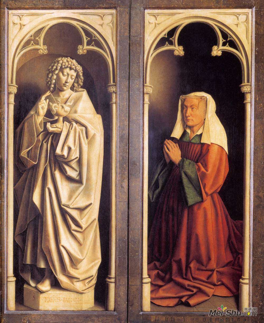 扬·凡·艾克(Jan van Eyck)高清作品《圣坛圣坛》