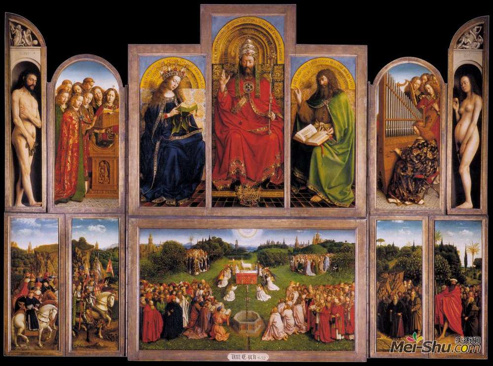 扬·凡·艾克(Jan van Eyck)高清作品《根特祭坛画》