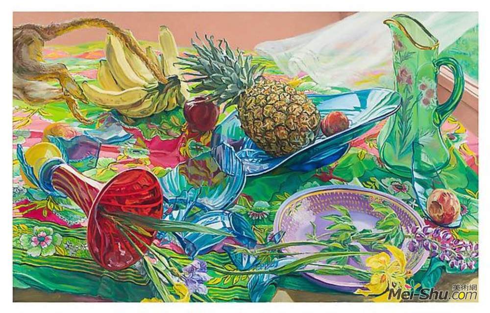 雅内·菲什(Janet Fish)高清作品《猴子生意》