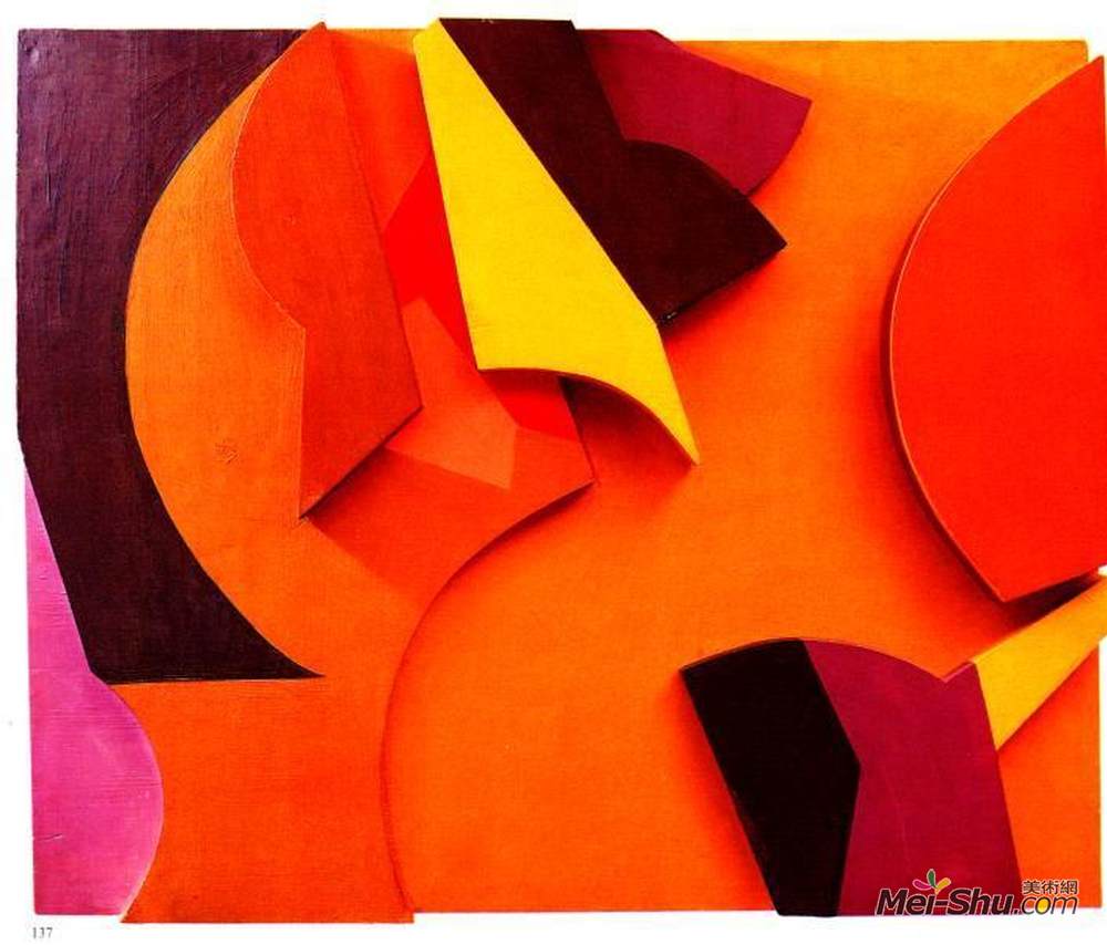 让·阿尔普(Jean Arp)高清作品《抽象构成》