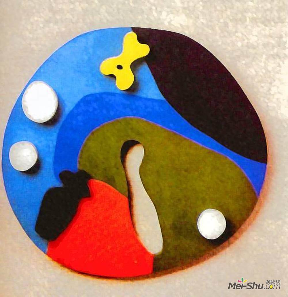 让·阿尔普(Jean Arp)高清作品《浮雕钟》