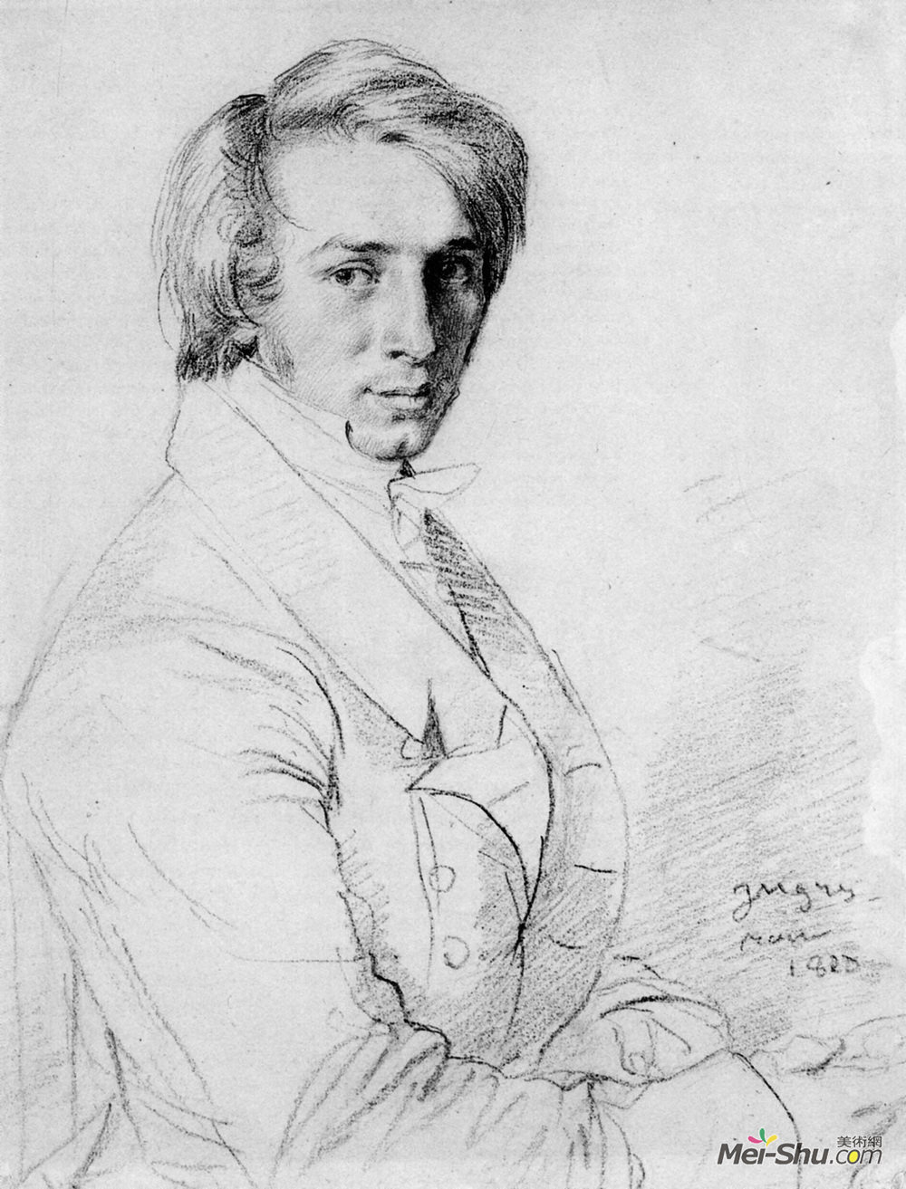 让·奥古斯特·多米尼克·安格尔(Jean Auguste Dominique Ingres)高清作品《乌尔辛》