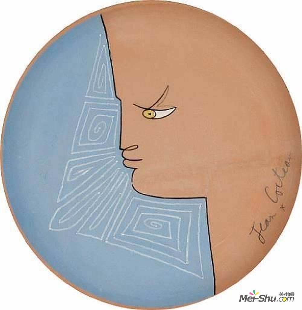 让·谷克多(Jean Cocteau)高清作品《C和amp?te蔚蓝》
