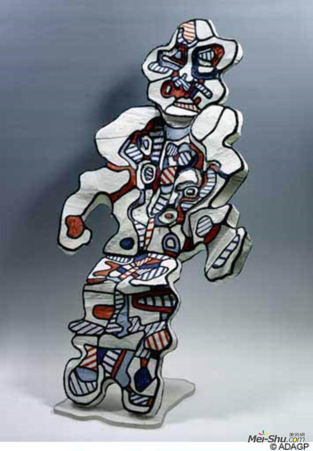 《审计师》让·杜布菲(jean dubuffet)高清作品欣赏