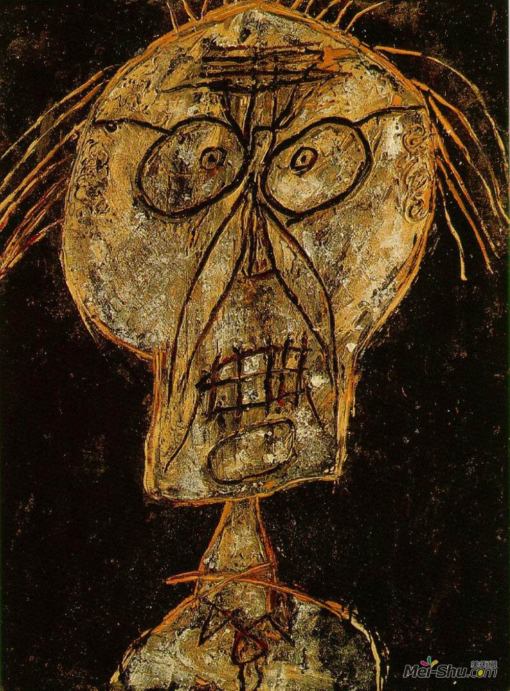 让·杜布菲(Jean Dubuffet)高清作品《局外人的大弥勒》