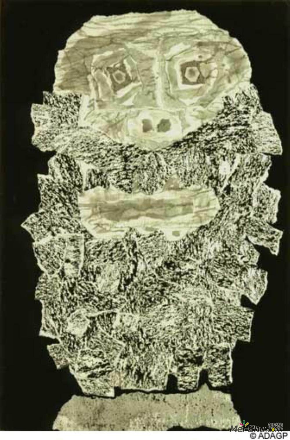 让·杜布菲(Jean Dubuffet)高清作品《巴贝说》