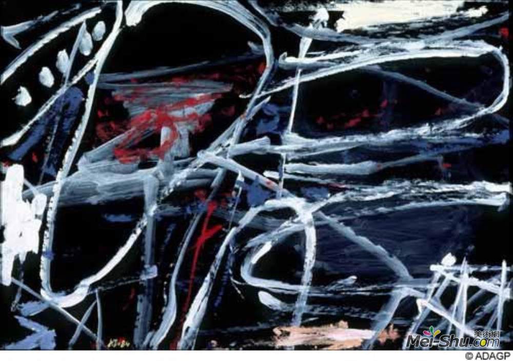 让·杜布菲(Jean Dubuffet)高清作品《插曲》
