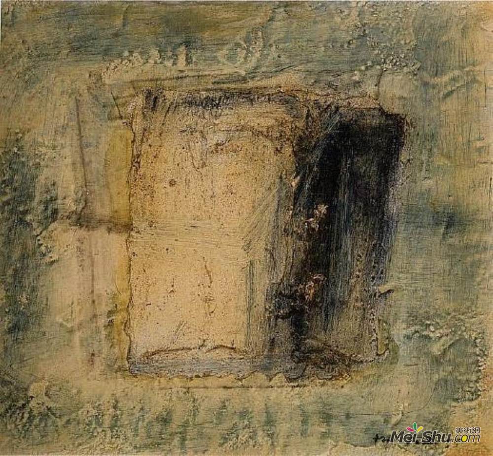 让·福特里尔(Jean Fautrier)高清作品《小博与amp?te因为与ampée》
