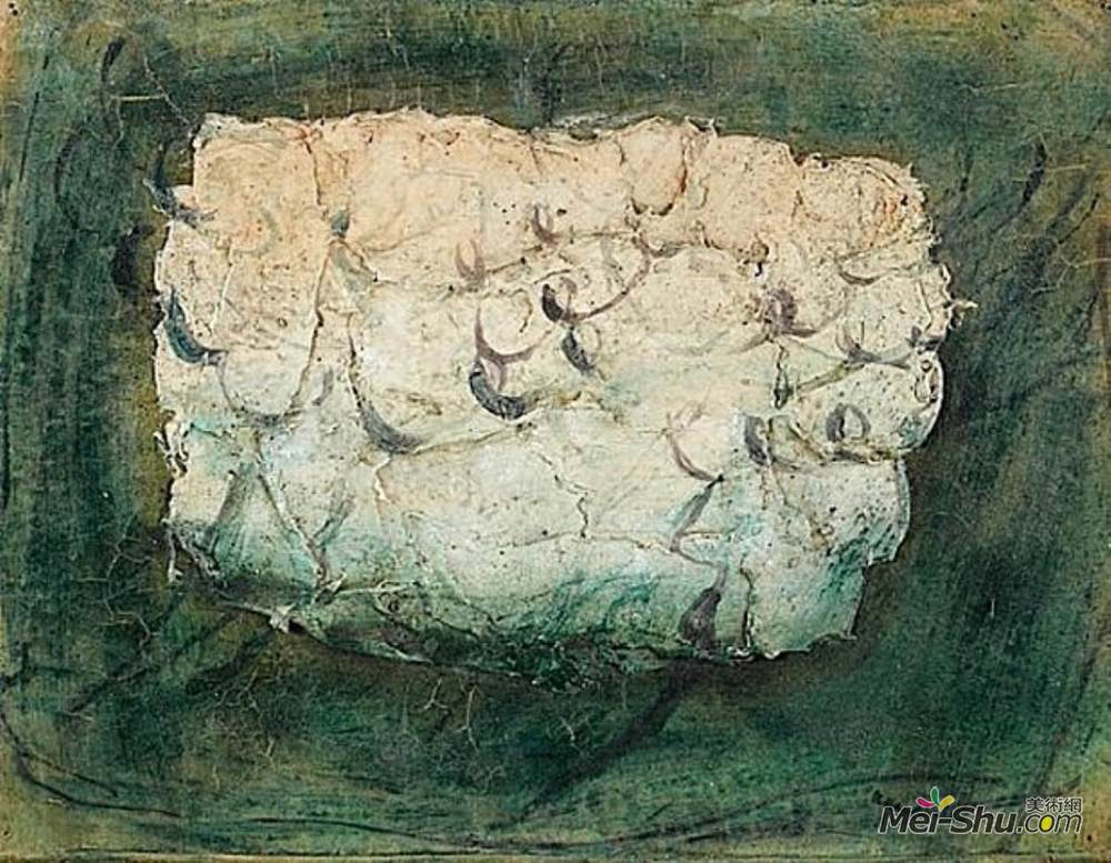 让·福特里尔(Jean Fautrier)高清作品《无题》