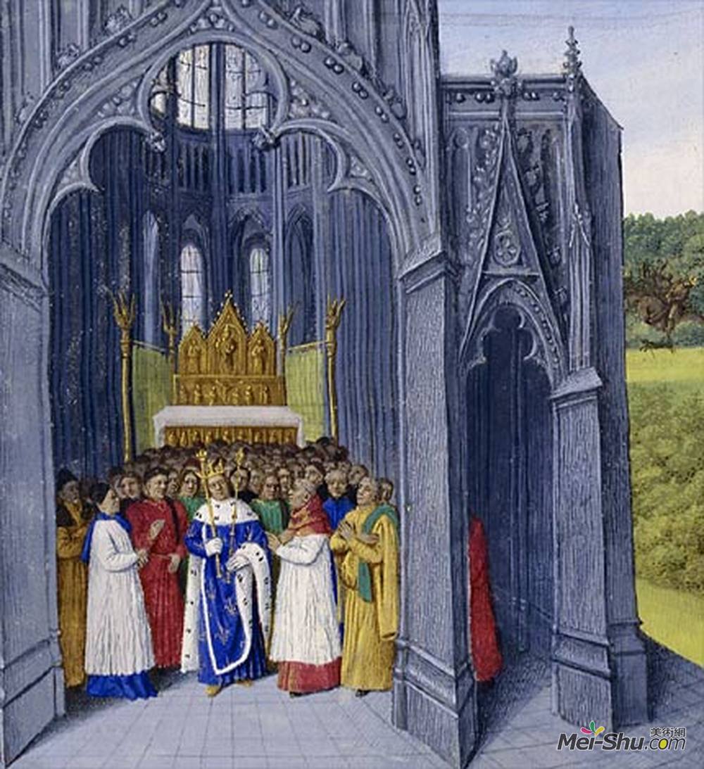 让·富盖(Jean Fouquet)高清作品《克洛维二世》