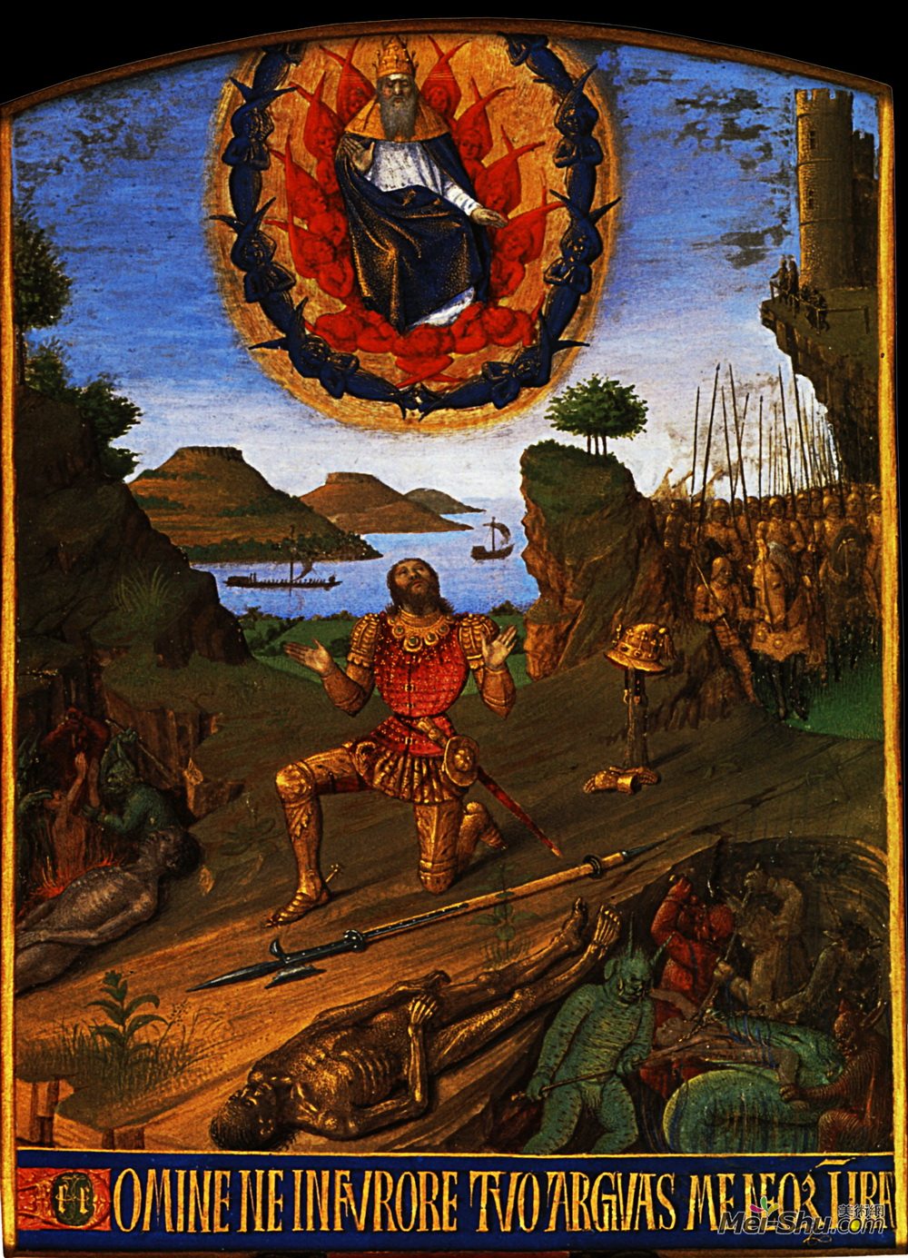 让·富盖(Jean Fouquet)高清作品《戴维祷文》
