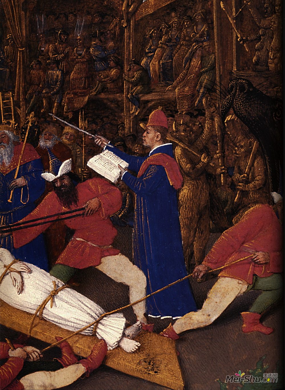 让·富盖(Jean Fouquet)高清作品《圣阿波罗尼亚的殉难》