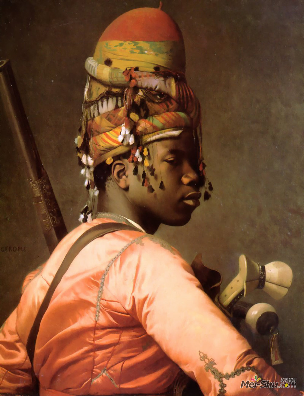 让·莱昂·热罗姆(Jean-Leon Gerome)高清作品《黑巴什巴祖克》