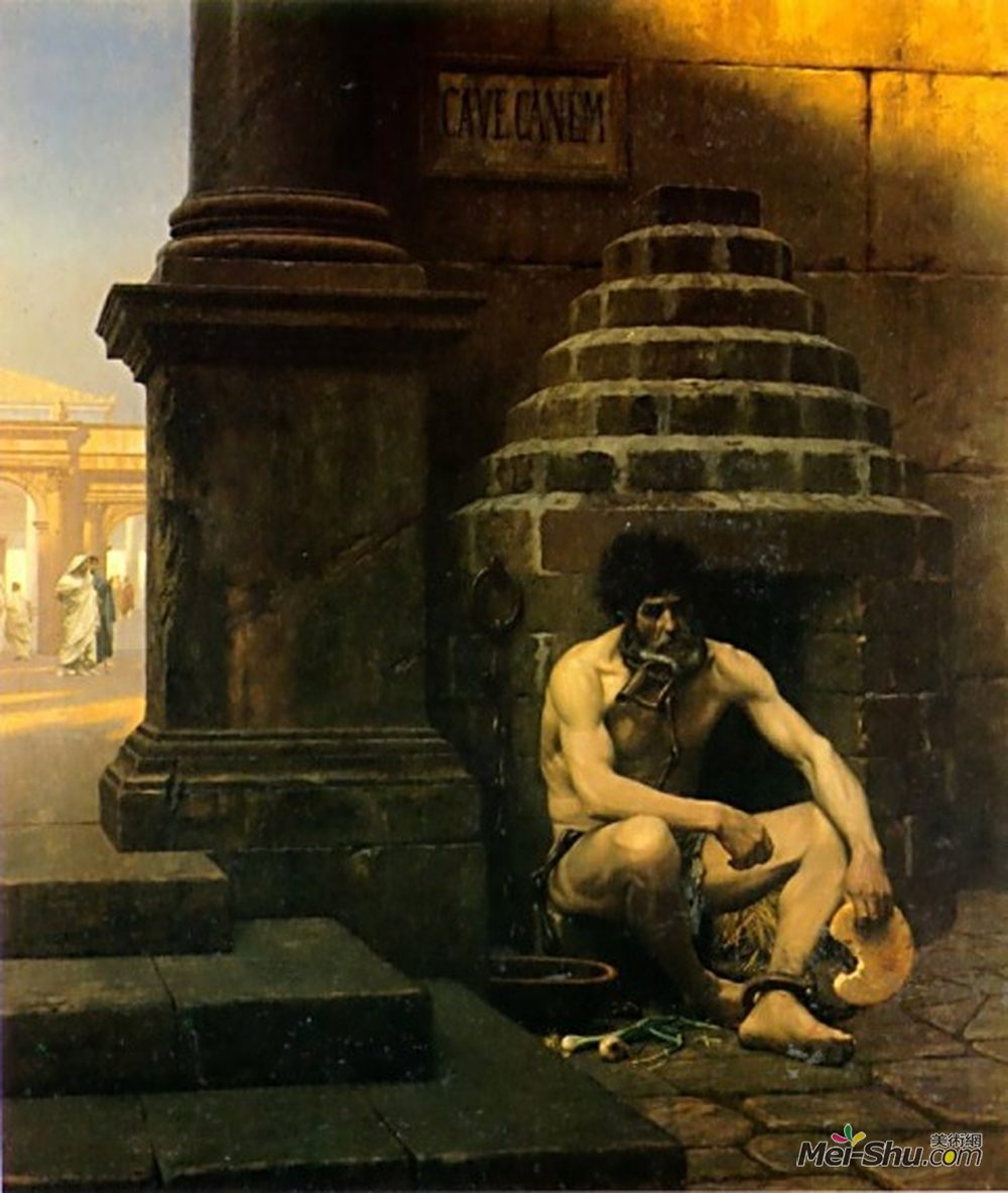 让·莱昂·热罗姆(Jean-Leon Gerome)高清作品《洞穴坎姆》