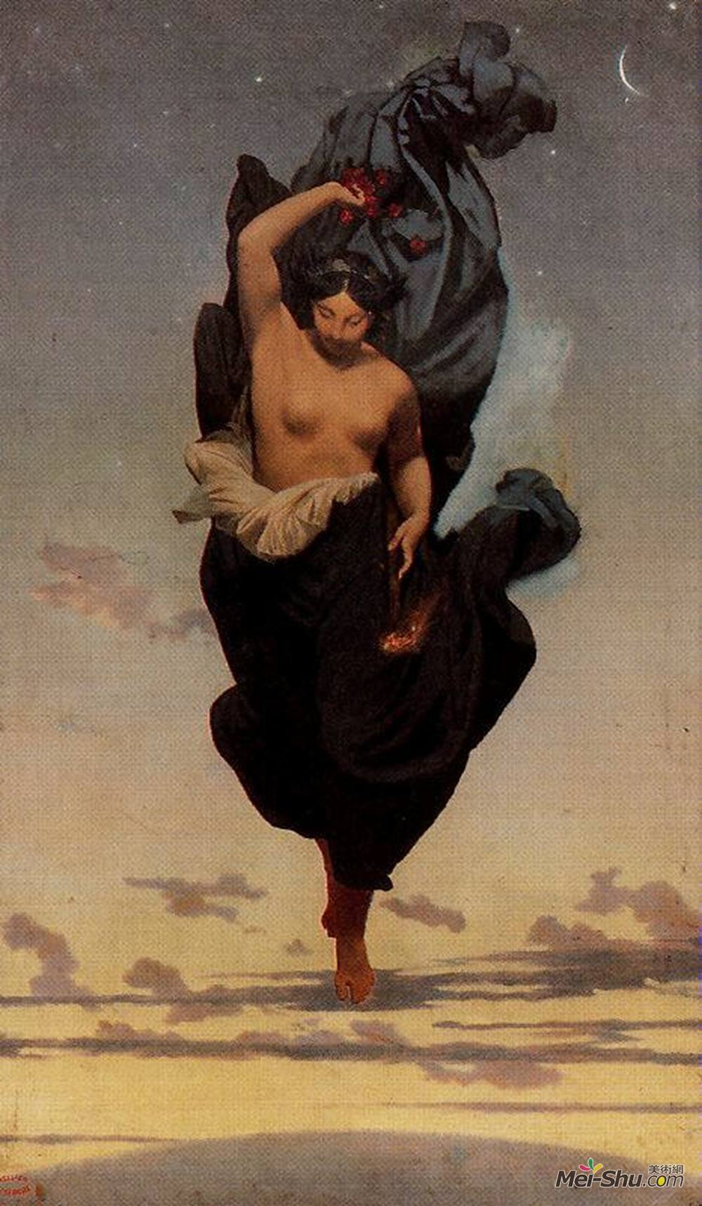 让·莱昂·热罗姆(Jean-Leon Gerome)高清作品《夜》