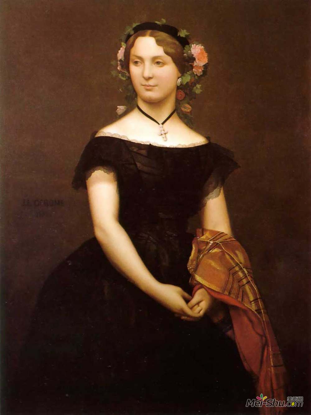 让·莱昂·热罗姆(Jean-Leon Gerome)高清作品《一千迪朗肖像》