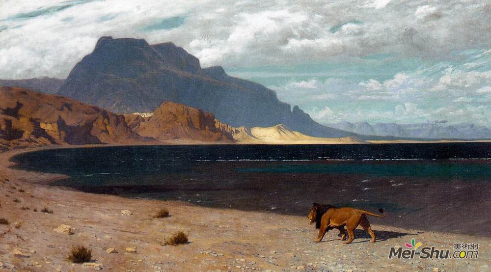 让·莱昂·热罗姆(Jean-Leon Gerome)高清作品《找到他的猎物》