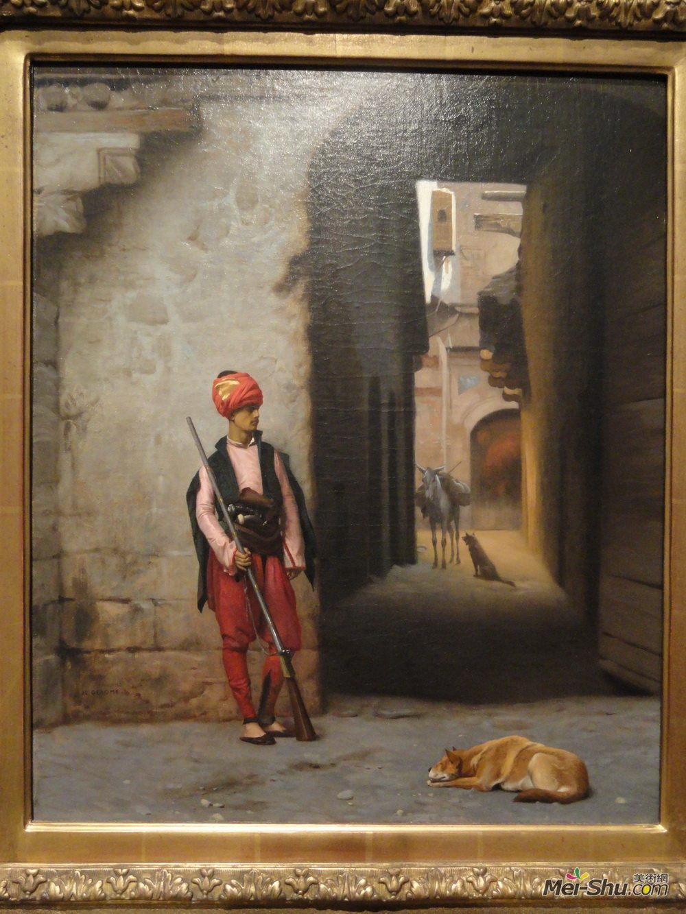 让·莱昂·热罗姆(Jean-Leon Gerome)高清作品《卫兵》