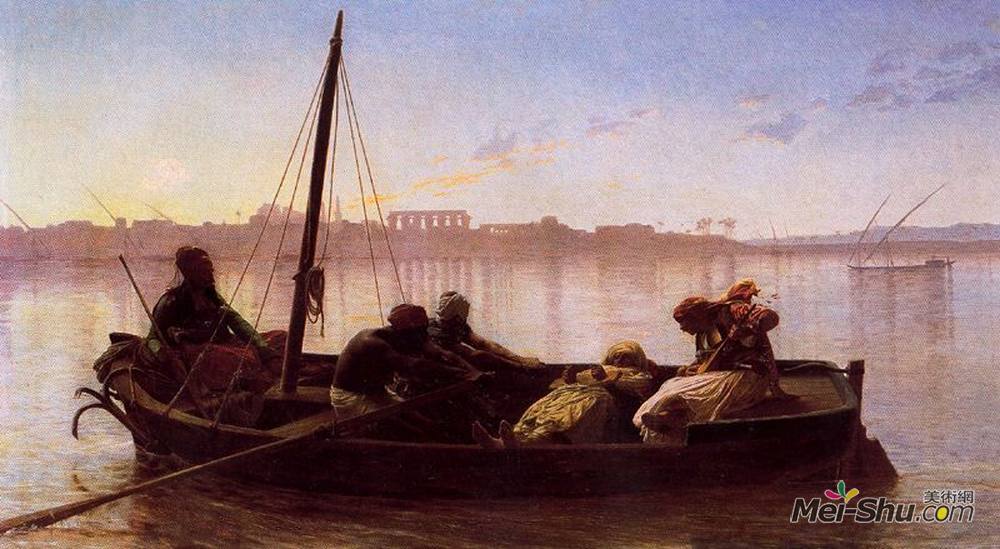 让·莱昂·热罗姆(Jean-Leon Gerome)高清作品《阶下囚》