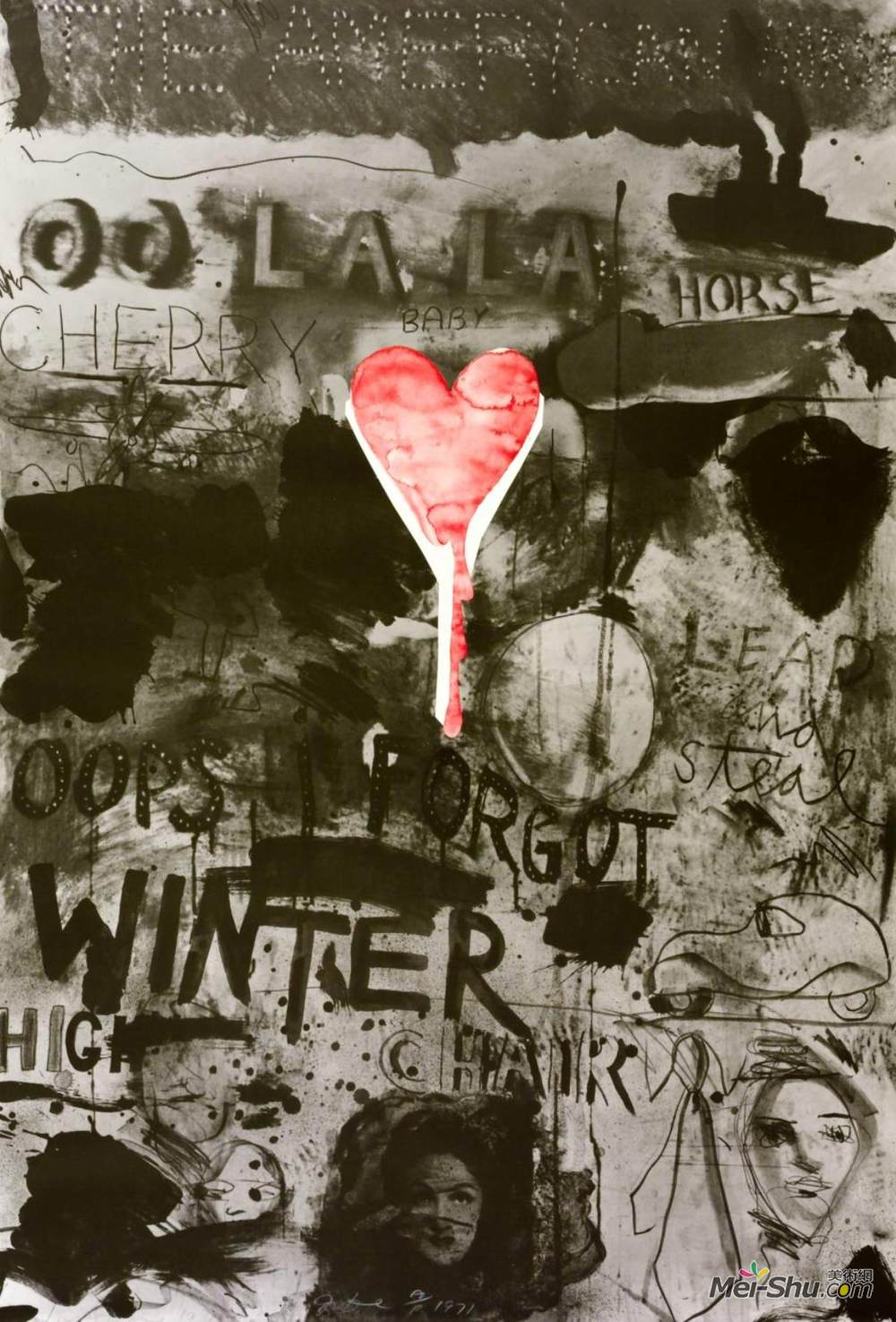 吉姆·狄恩(Jim Dine)高清作品《Picabia II（忘了）》