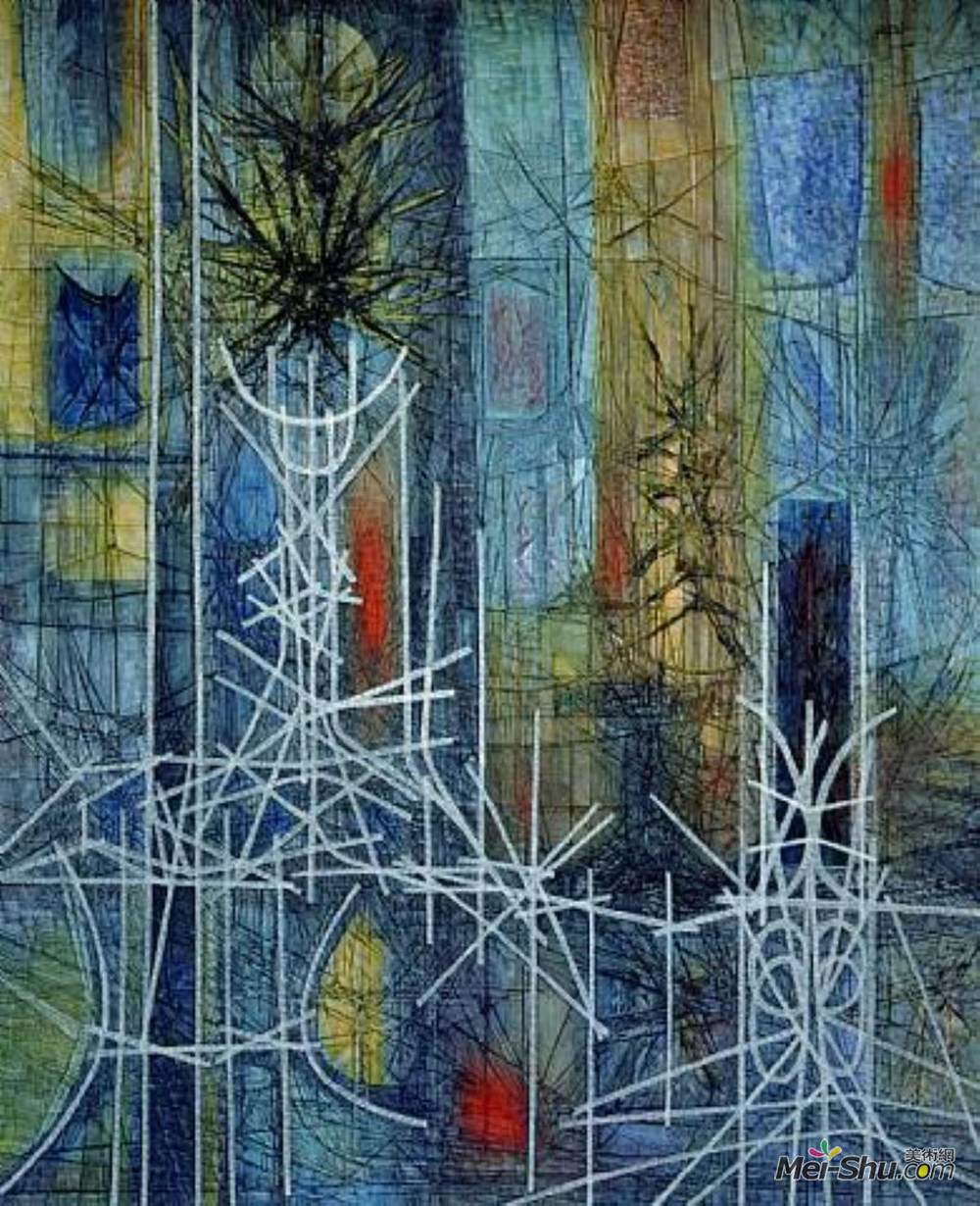 吉米·埃恩斯特(Jimmy Ernst)高清作品《回忆与沉默》