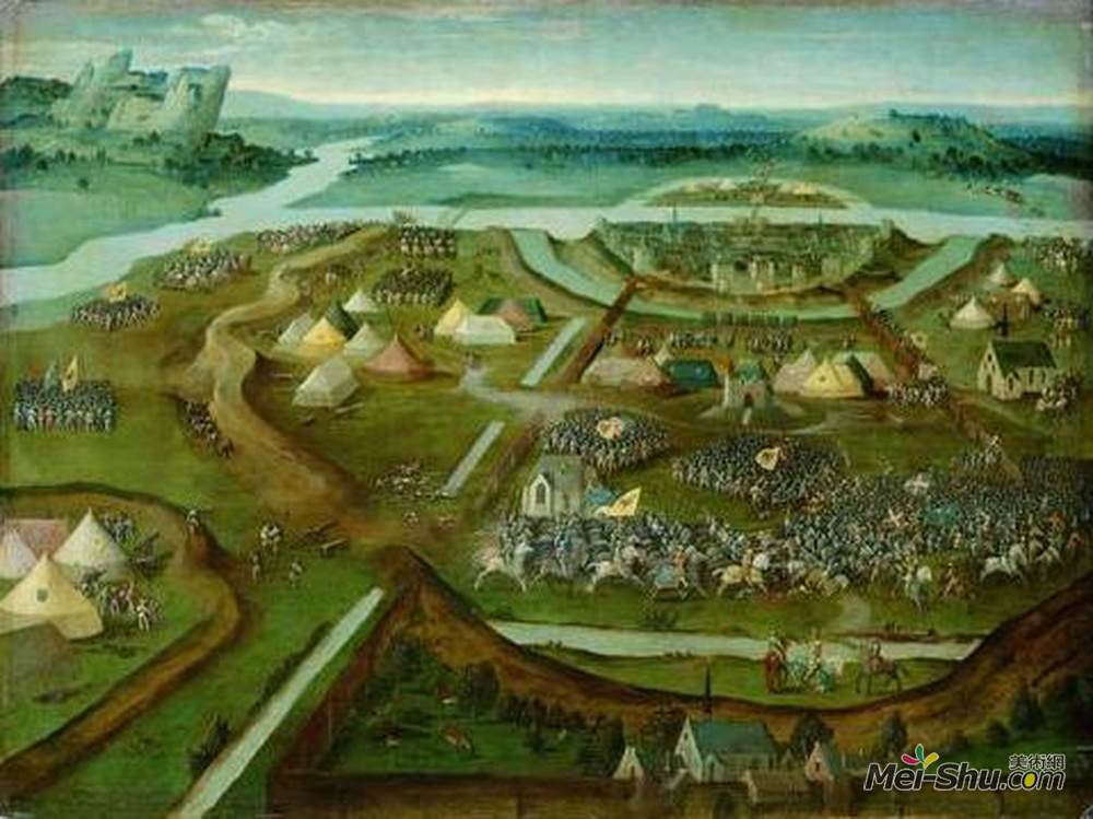 约阿希姆·帕蒂尼尔(Joachim Patinir)高清作品《帕维亚之战》
