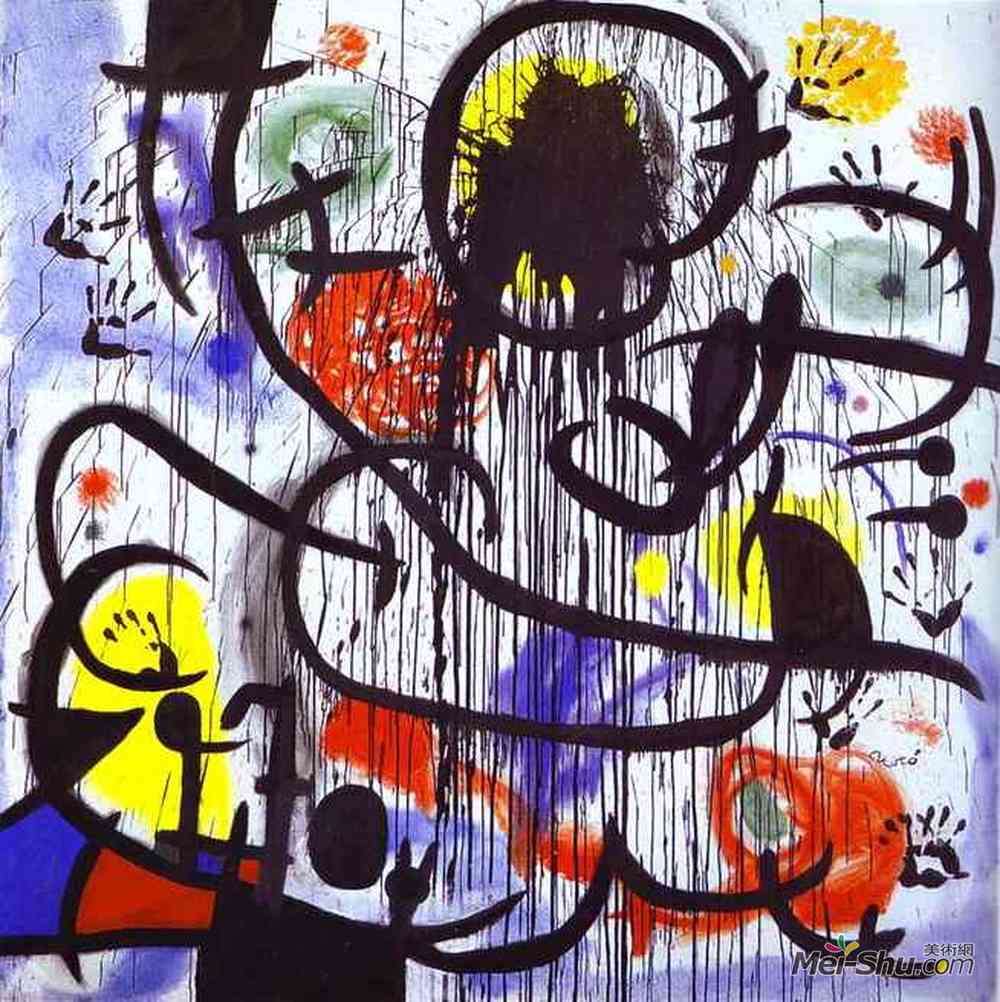 胡安·米罗(Joan Miro)高清作品《1968年五月》