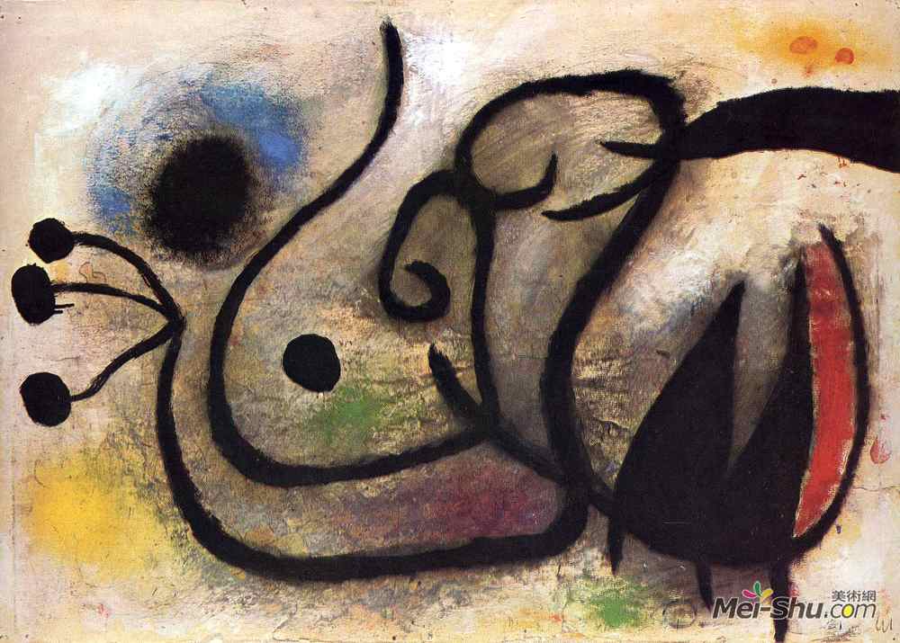 胡安·米罗(Joan Miro)高清作品《未知标题》