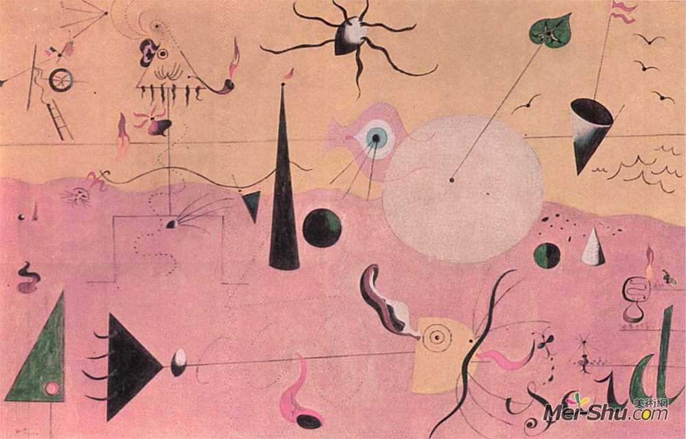 胡安·米罗(Joan Miro)高清作品《猎人》