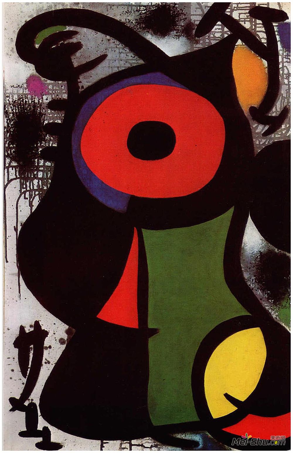 胡安·米罗(Joan Miro)高清作品《迷人人物》