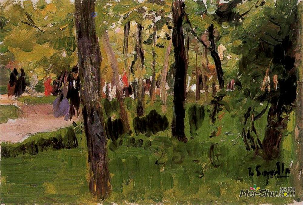 华金·索罗拉(Joaquín Sorolla)高清作品《马德里埃尔雷德罗》