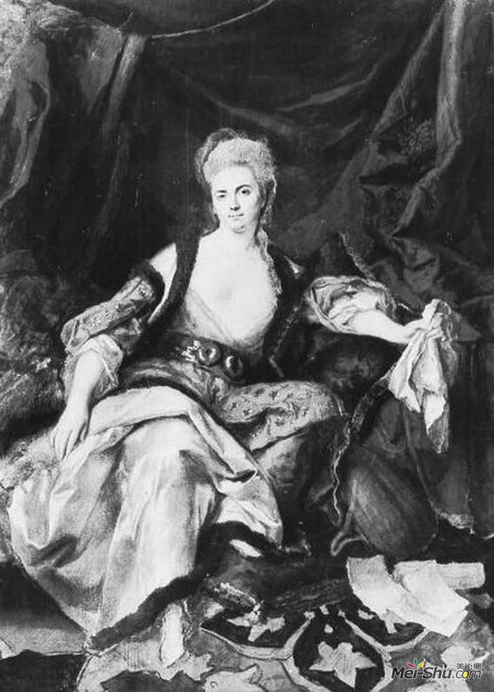 约翰·彼得斯(Johann Anton de Peters)高清作品《琵琶女》