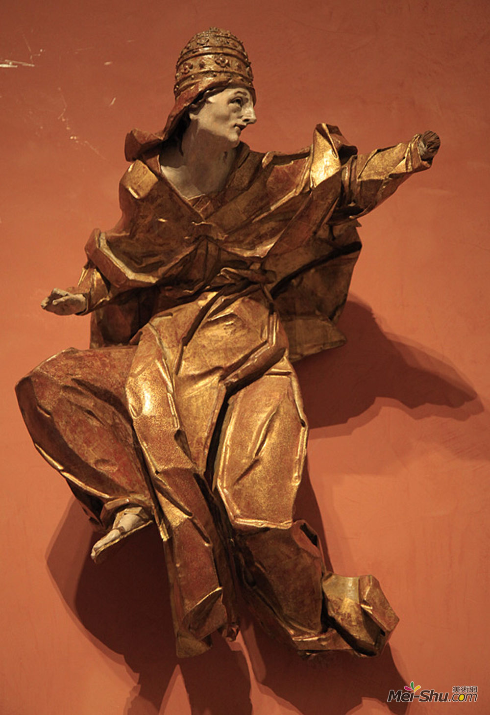 约翰·格奥尔·品泽尔(Johann Georg Pinzel)高清作品《主教肖像（天主教寓言）》