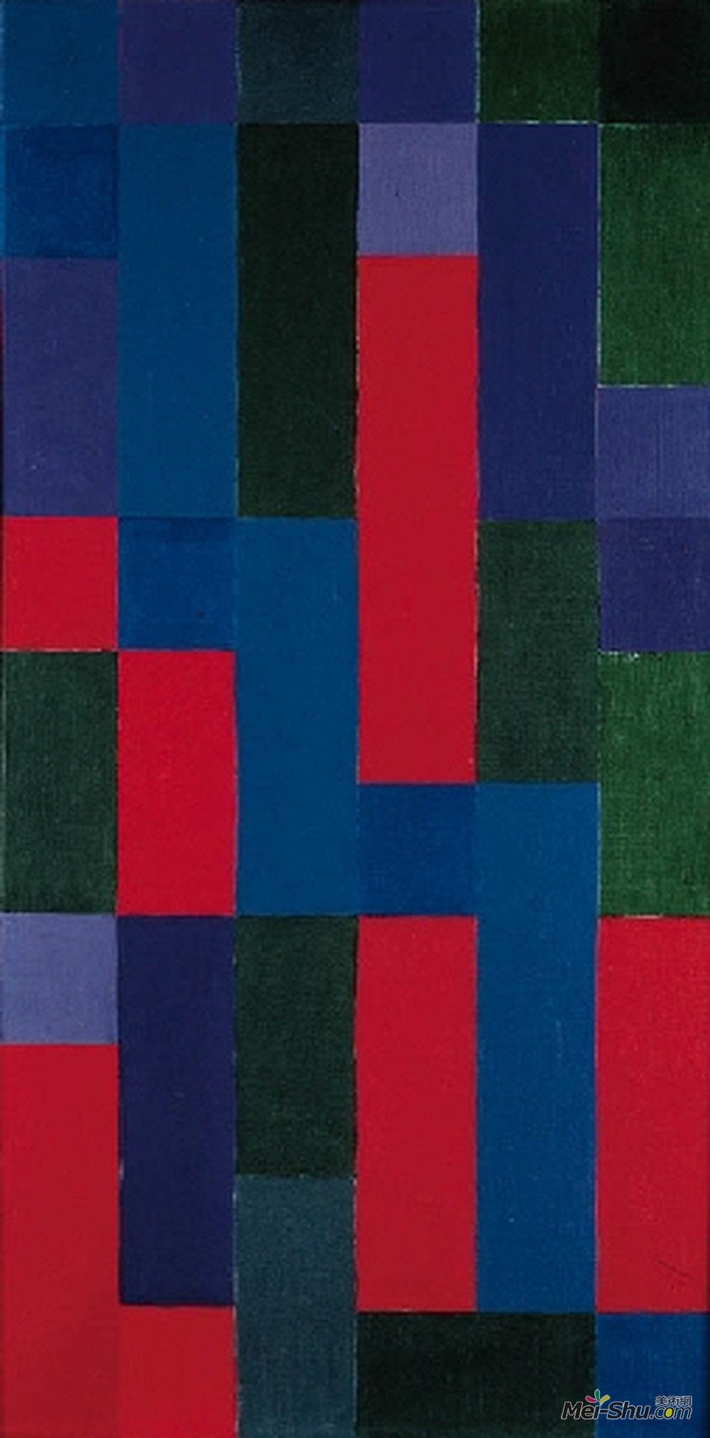 蓝色》约翰内斯·伊顿(johannes itten)高清作品欣赏_世界名画_美术网