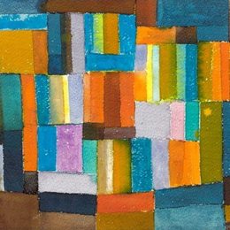 《橙绿成分》约翰内斯·伊顿(johannes itten)高清作品欣赏