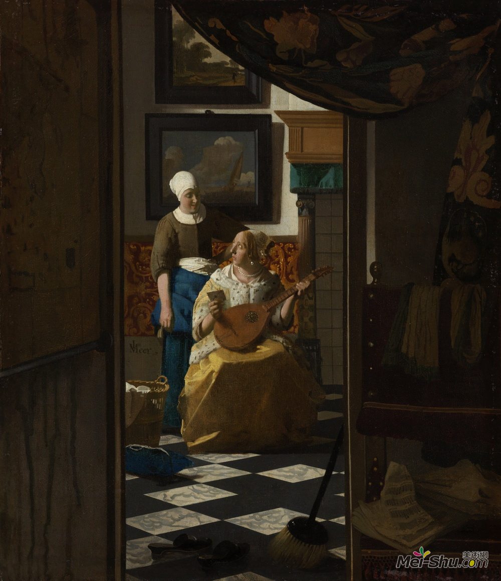 约翰内斯·维米尔(Johannes Vermeer)高清作品《情书》