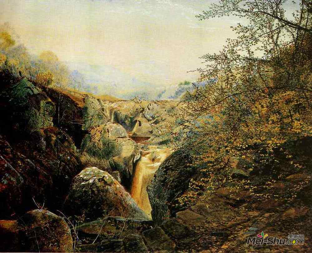 约翰·阿特金森·格里姆肖(John Atkinson Grimshaw)高清作品《合力》