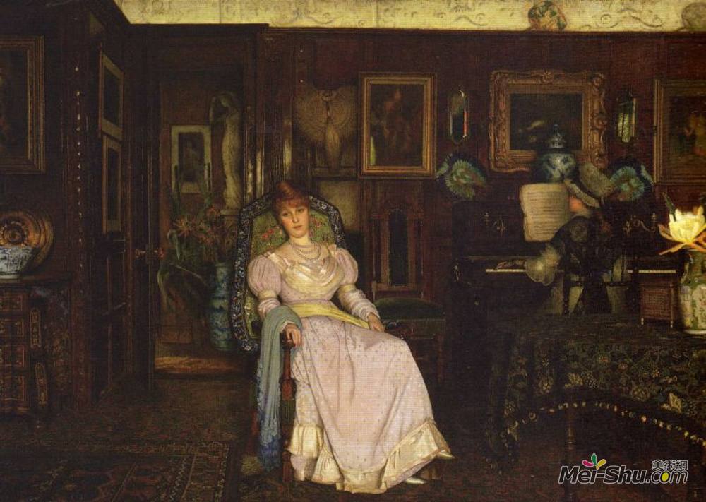 约翰·阿特金森·格里姆肖(John Atkinson Grimshaw)高清作品《德勒斯多姆》
