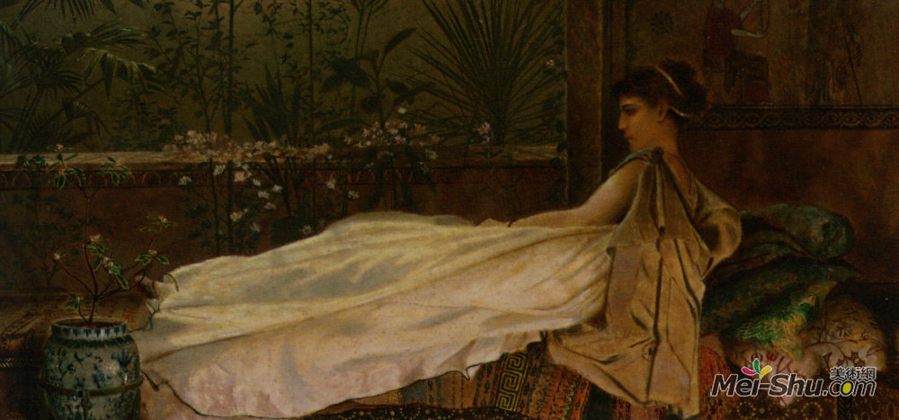 约翰·阿特金森·格里姆肖(John Atkinson Grimshaw)高清作品《奢侈》
