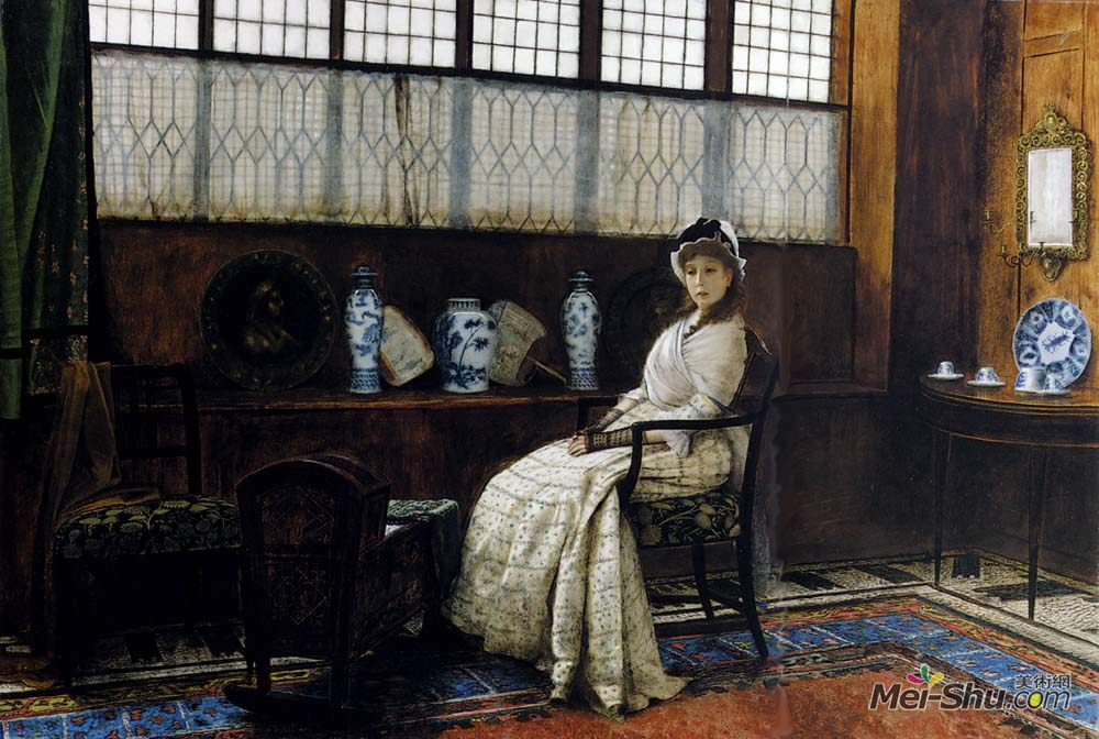 约翰·阿特金森·格里姆肖(John Atkinson Grimshaw)高清作品《搖籃曲》