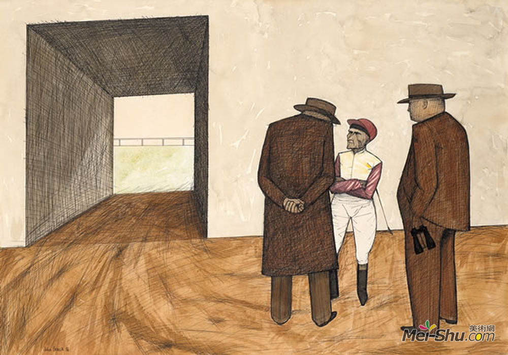 约翰·布拉克(John Brack)高清作品《会议》