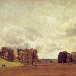 约翰·康斯特布尔(John Constable)高清作品:View at Epsom